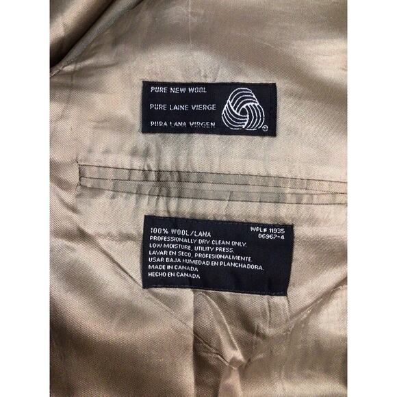 Conte di Milano Mens 46T 3 Button Wool Blazer Jacket SportCoat - Picture 9 of 11